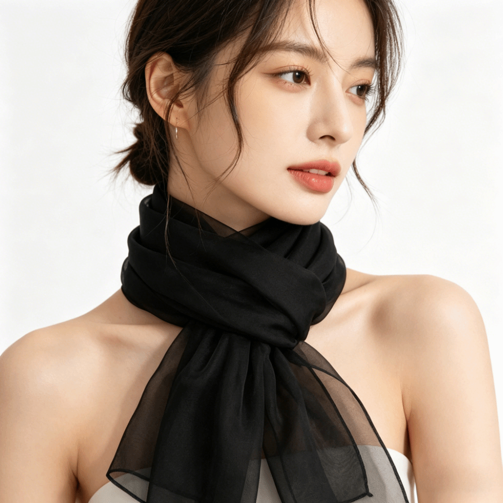 Sarong Pareo Wrap - Solid Color Thin Shawl Chiffon Breathable