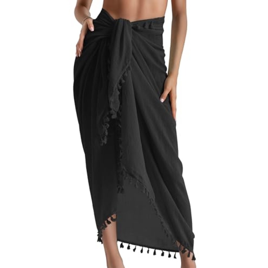 Sarong Pareo Wrap - Sarong Cover Up Womens Beach Cover