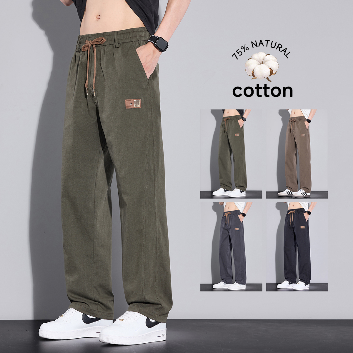 Summer Clothing Brands Men - Spring Summer Men's Casual Pants Cotton