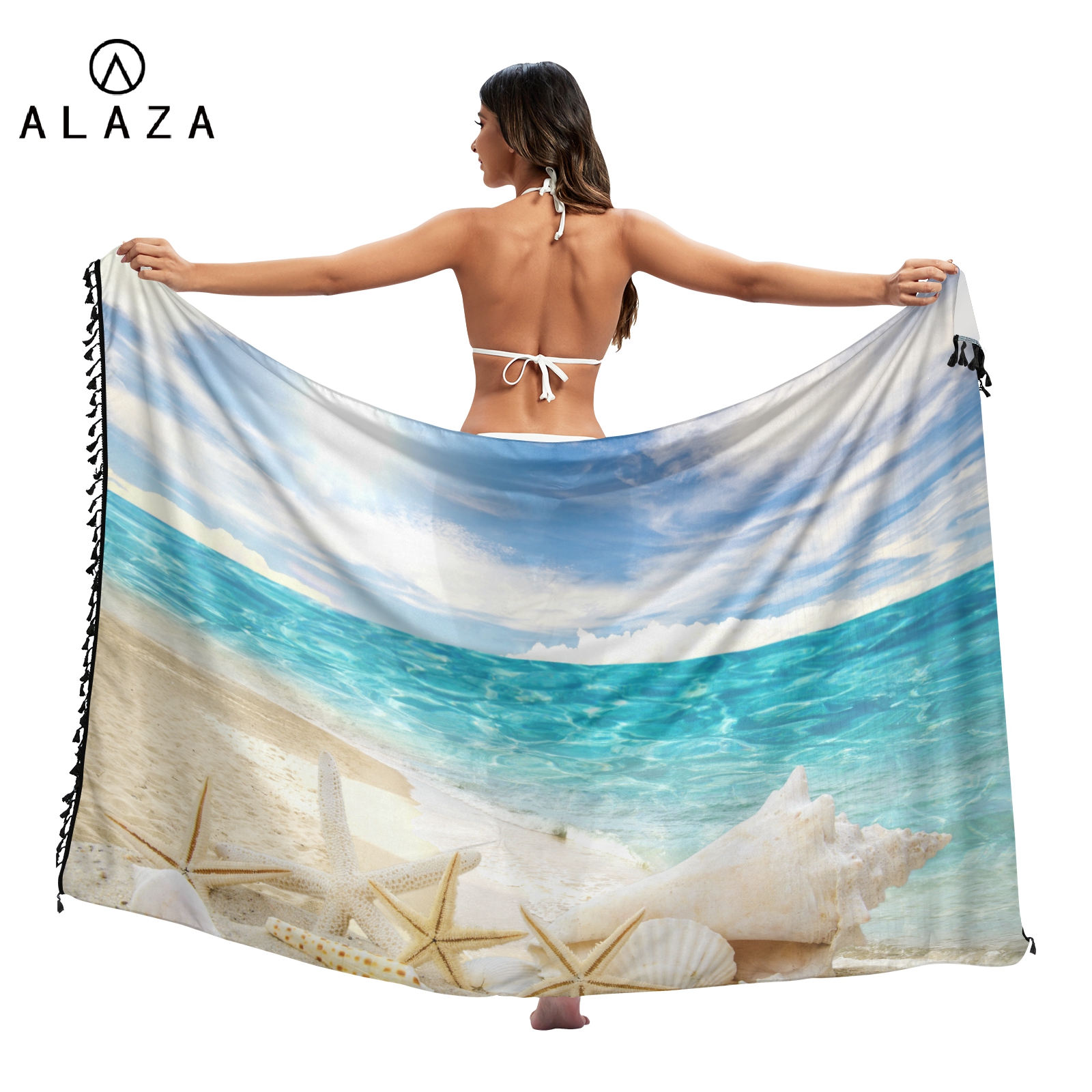Sarong Pareo Wrap - Sexy Women Chiffon Swimwear Pareo Scarf