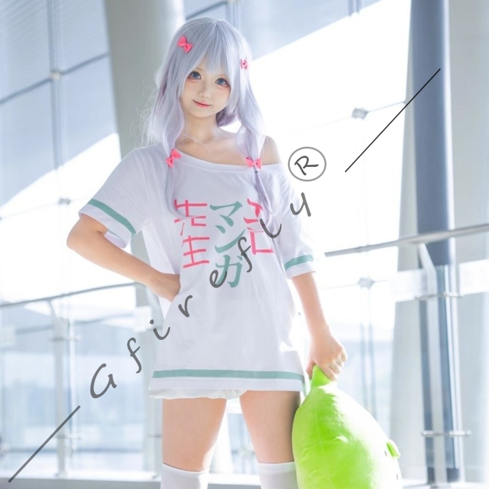 Eromanga Sensei Izumi Sagiri T - Summer Clothing Modest recension och pris