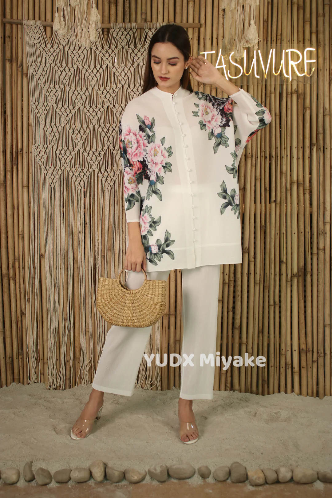 YUDX Miyake Pleated Floral Pri - Summer Days Clothing recension och pris