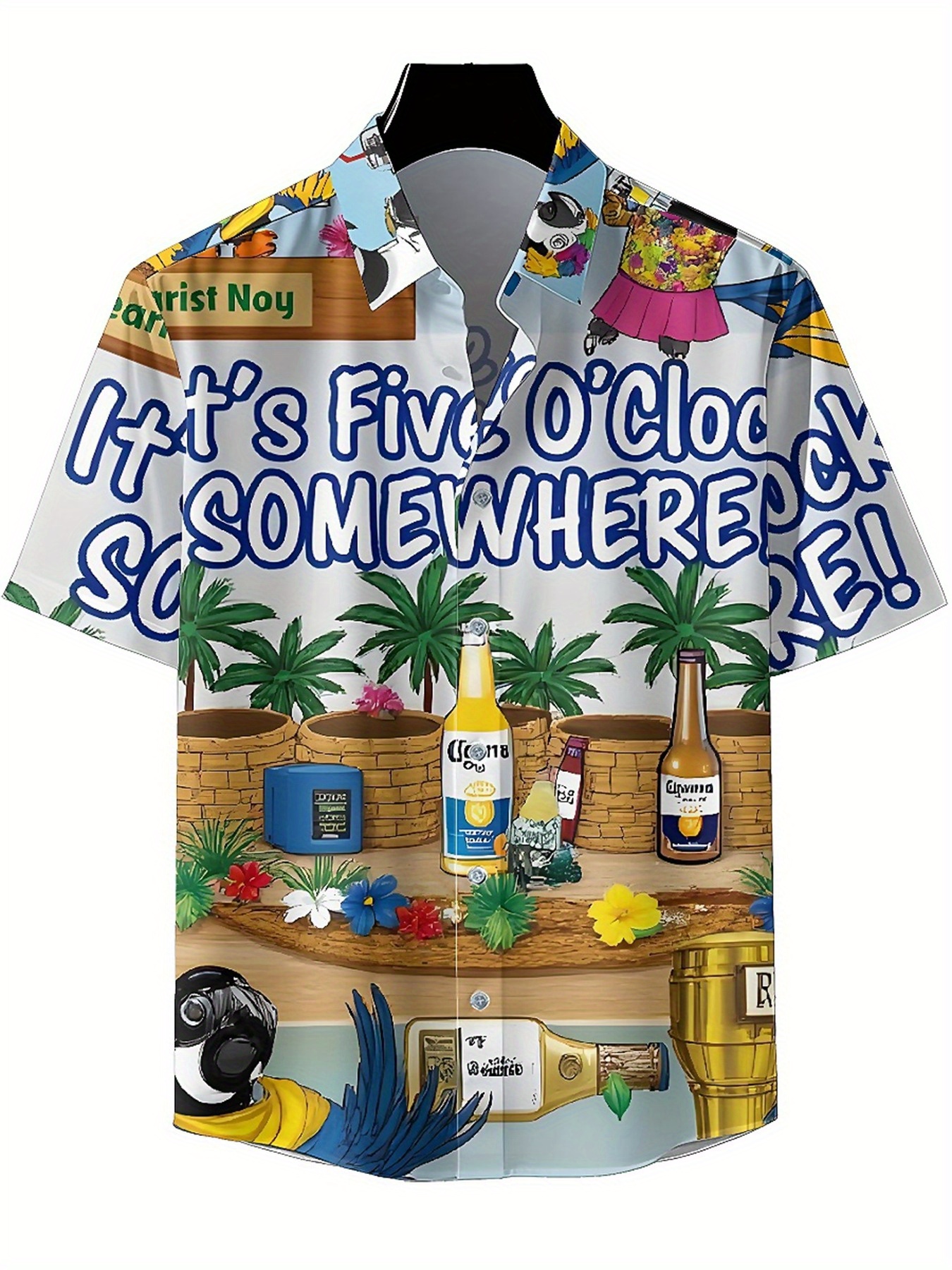Men's Plus Size Hawaiian Shirt - Beach Shirt Hawaiian recension och pris