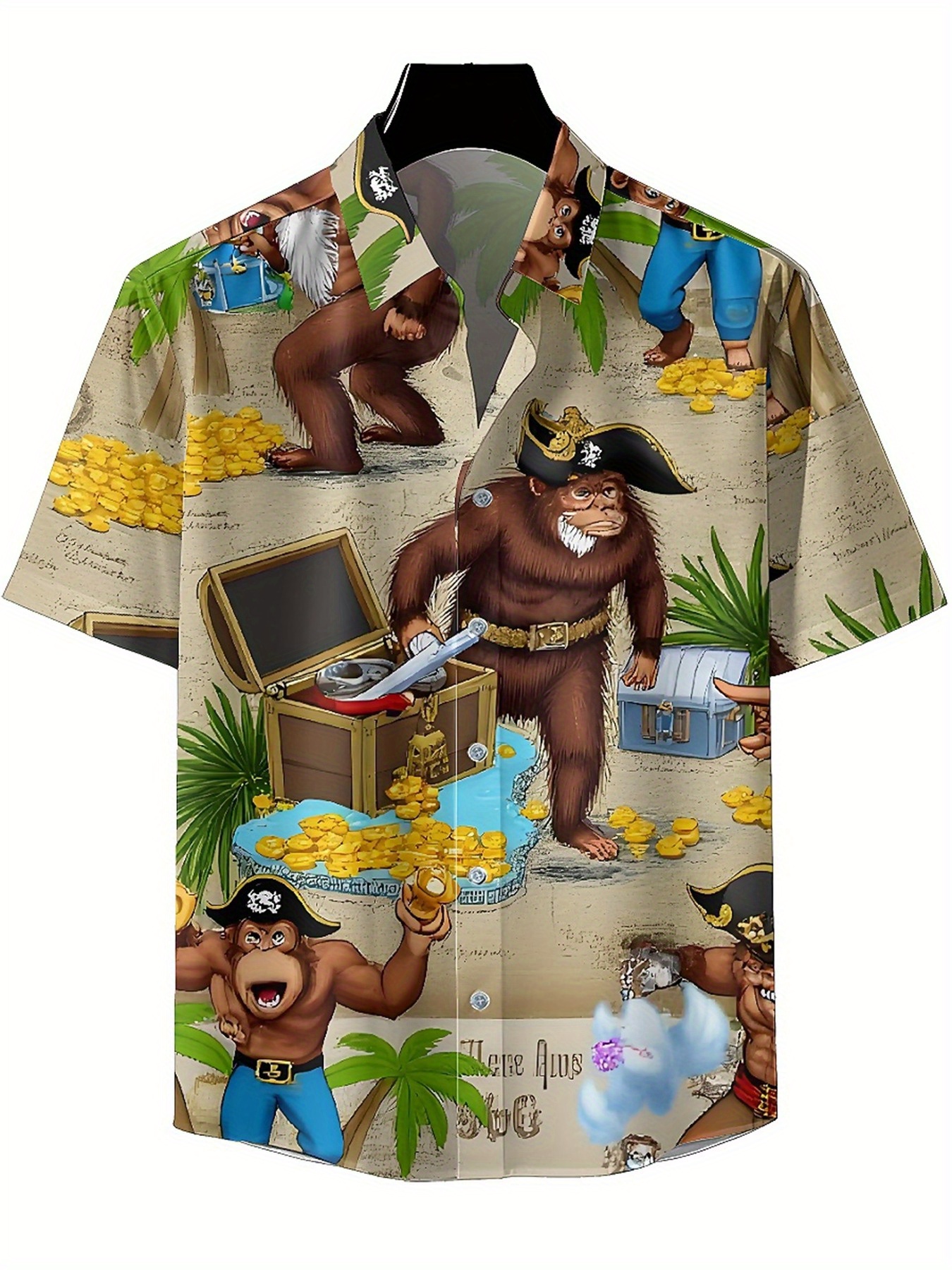 Men's Plus Size Hawaiian Shirt - Beach Shirt Hawaiian recension och pris
