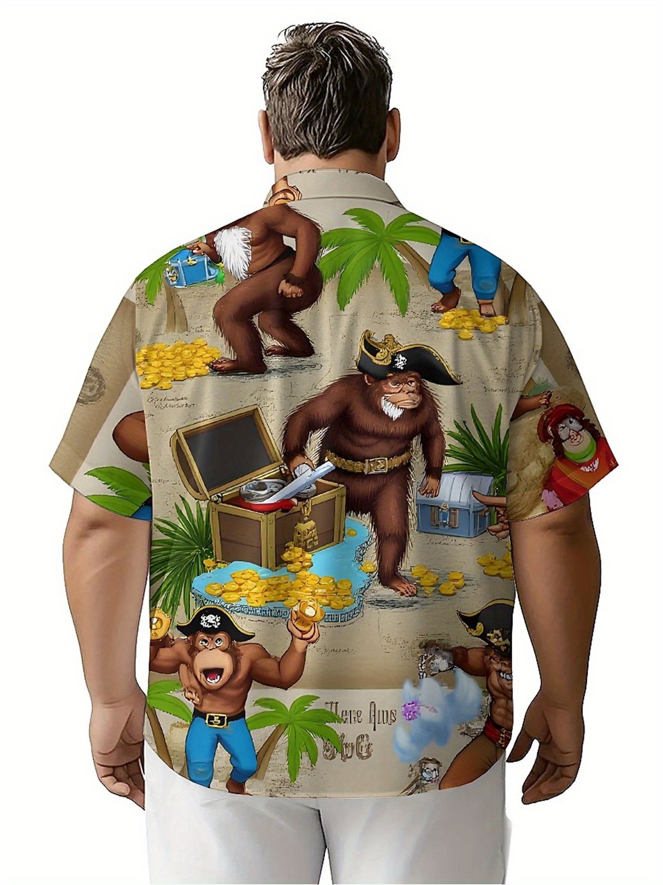 Men's Plus Size Hawaiian Shirt - Beach Shirt Hawaiian recension och pris
