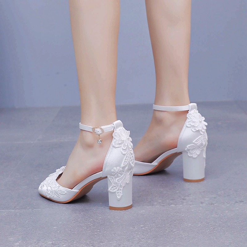 Women White Silk High Heels Su - Summer Clothing Modest recension och pris