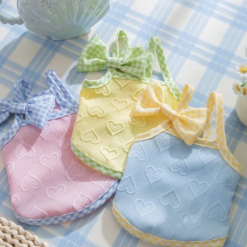 Puppy Summer Clothes Suspender - Summer Loving Clothing recension och pris