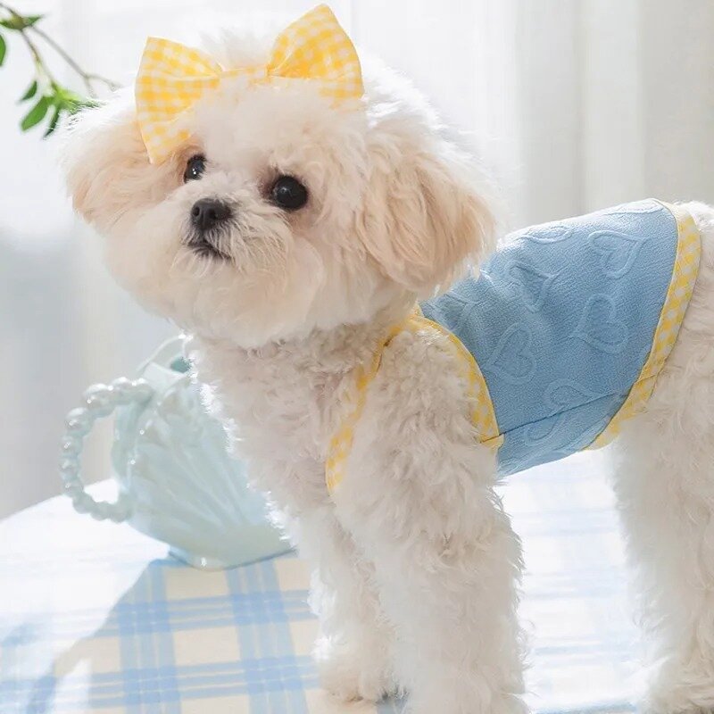 Puppy Summer Clothes Suspender - Summer Loving Clothing recension och pris