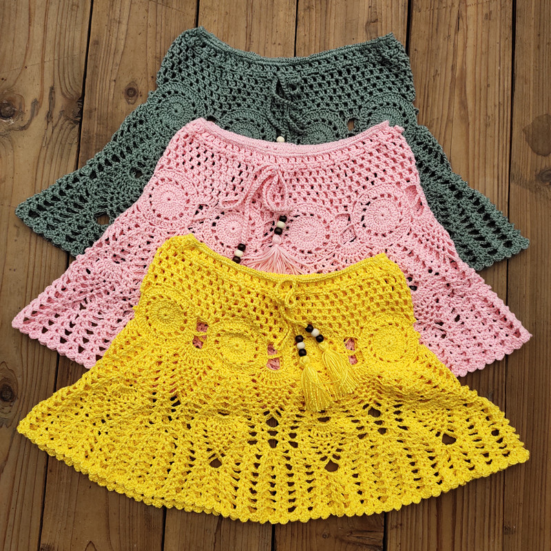 8 Color Hand Crochet Florens S - Sarong Pareo Wrap recension och pris