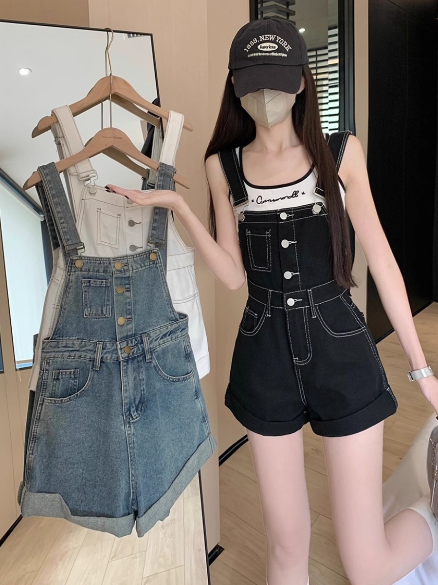 Rompers Women Solid Suspenders - Summer Loving Clothing recension och pris