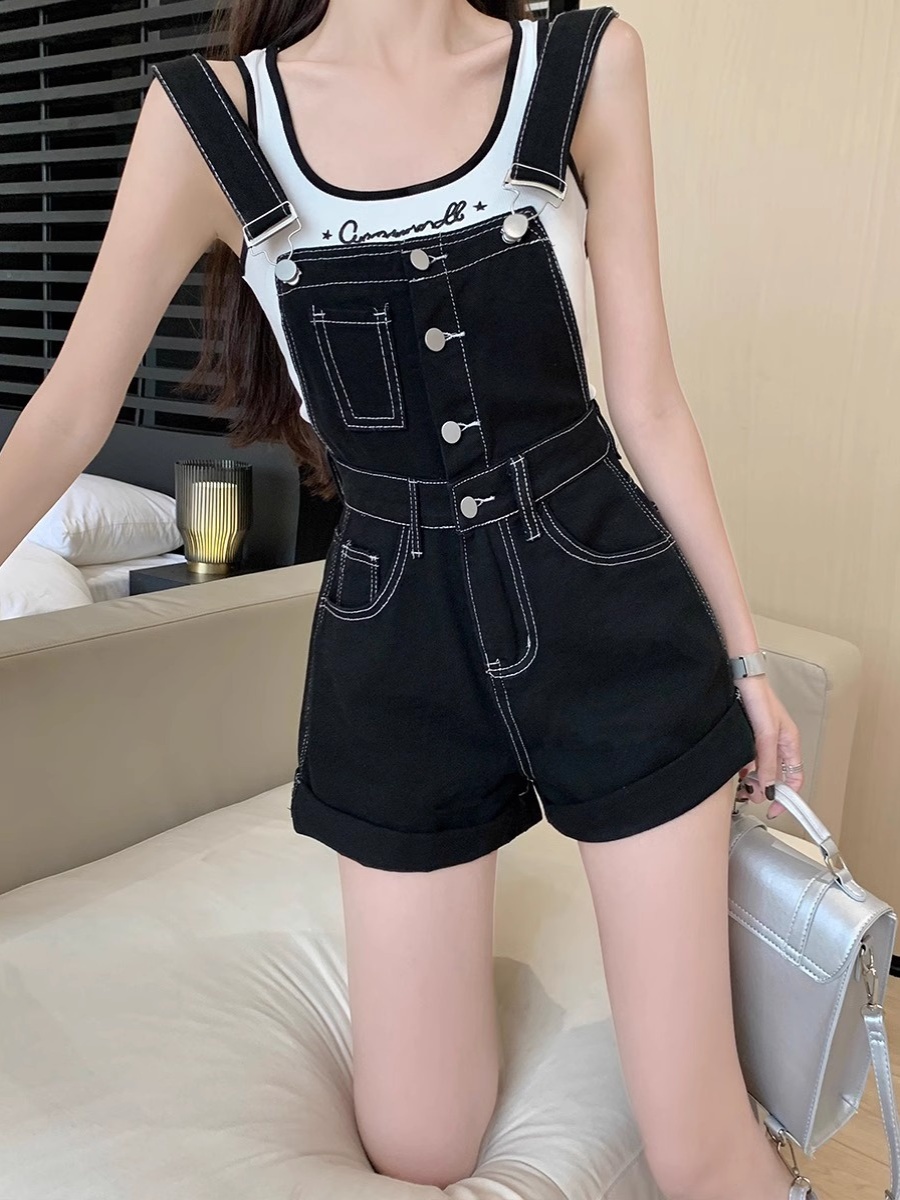 Rompers Women Solid Suspenders - Summer Loving Clothing recension och pris