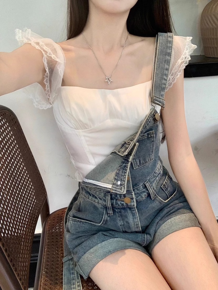 Rompers Women Solid Suspenders - Summer Loving Clothing recension och pris