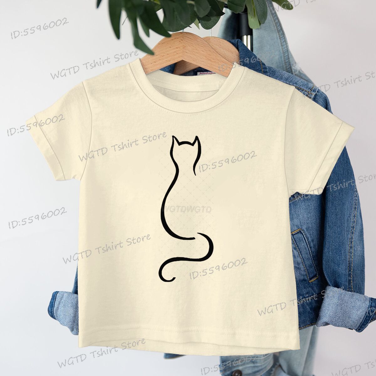 Luminous Cat Line Shirt Design - Summer Clothing For Babies recension och pris