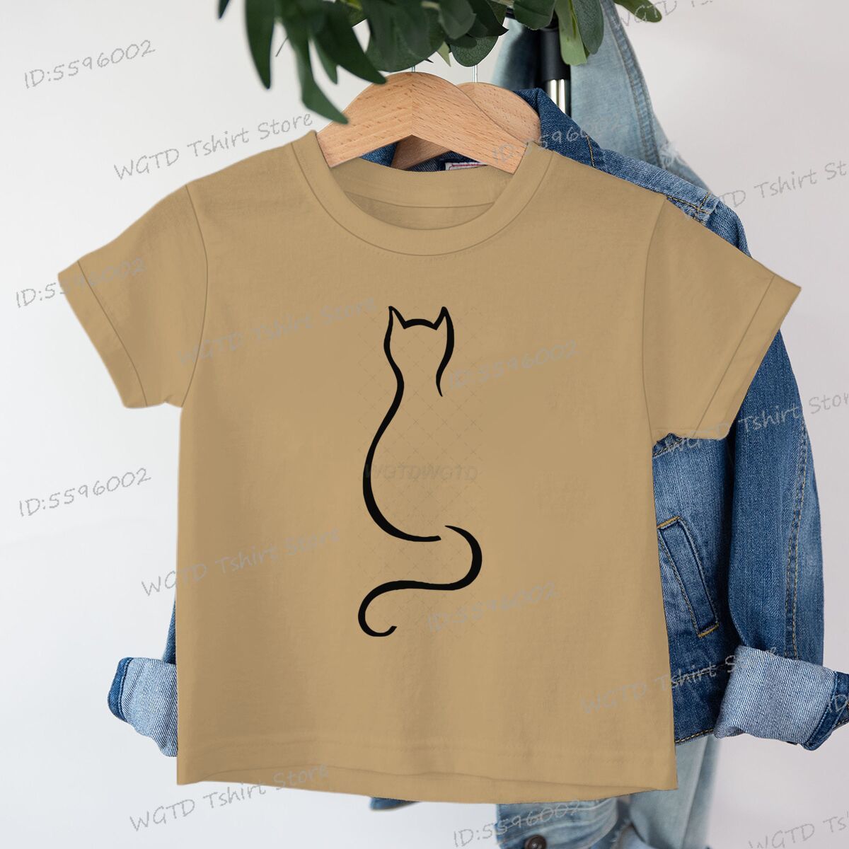 Luminous Cat Line Shirt Design - Summer Clothing For Babies recension och pris