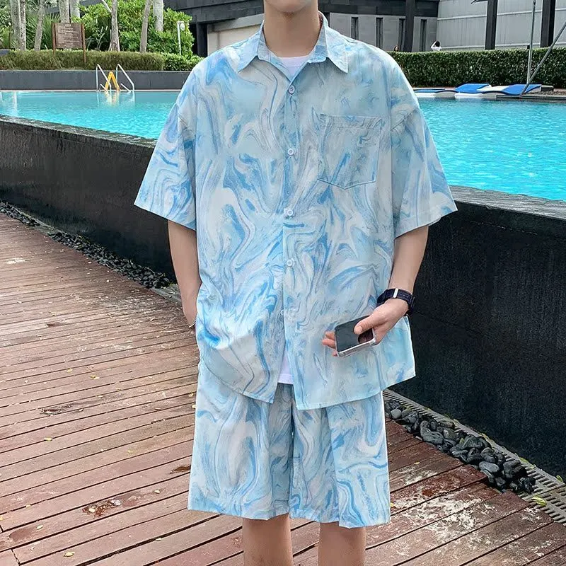 Men's Hawaiian Beach Tie Dye S - Beach Shirt Hawaiian recension och pris