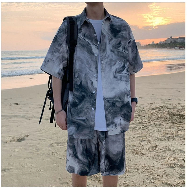 Men's Hawaiian Beach Tie Dye S - Beach Shirt Hawaiian recension och pris
