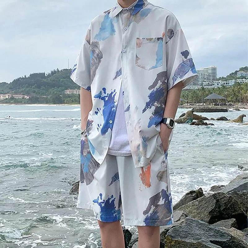 Men's Hawaiian Ice Silk Printe - Beach Shirt Hawaiian recension och pris