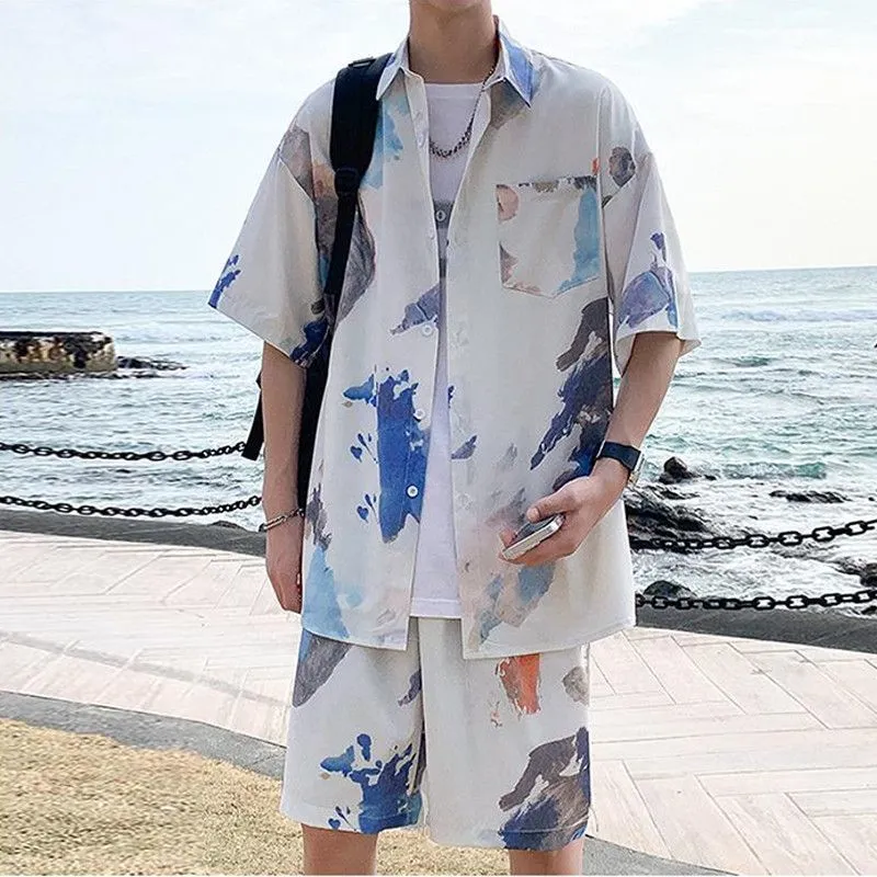 Men's Hawaiian Ice Silk Printe - Beach Shirt Hawaiian recension och pris