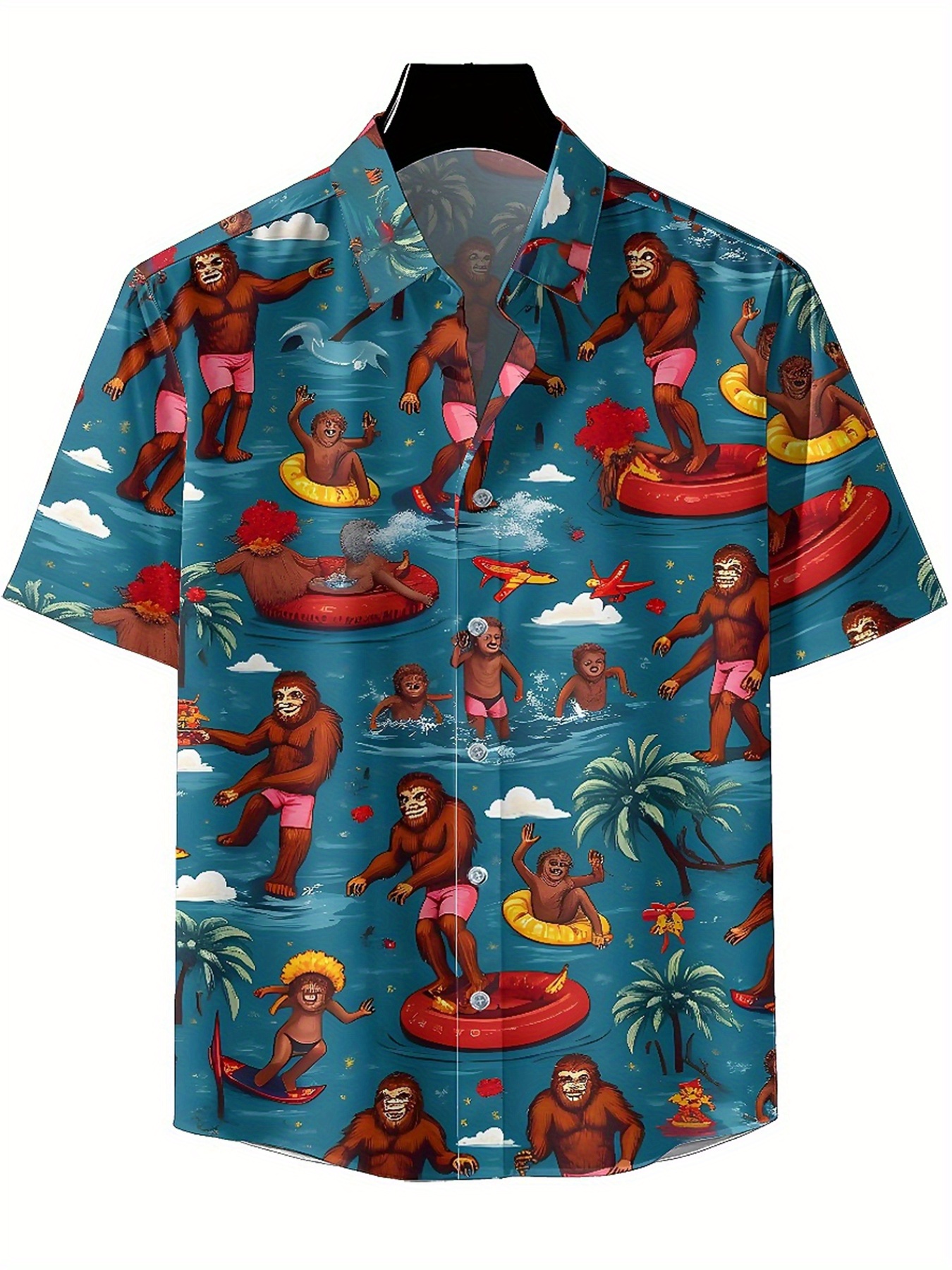 Men's Plus Size Hawaiian Shirt - Beach Shirt Hawaiian recension och pris
