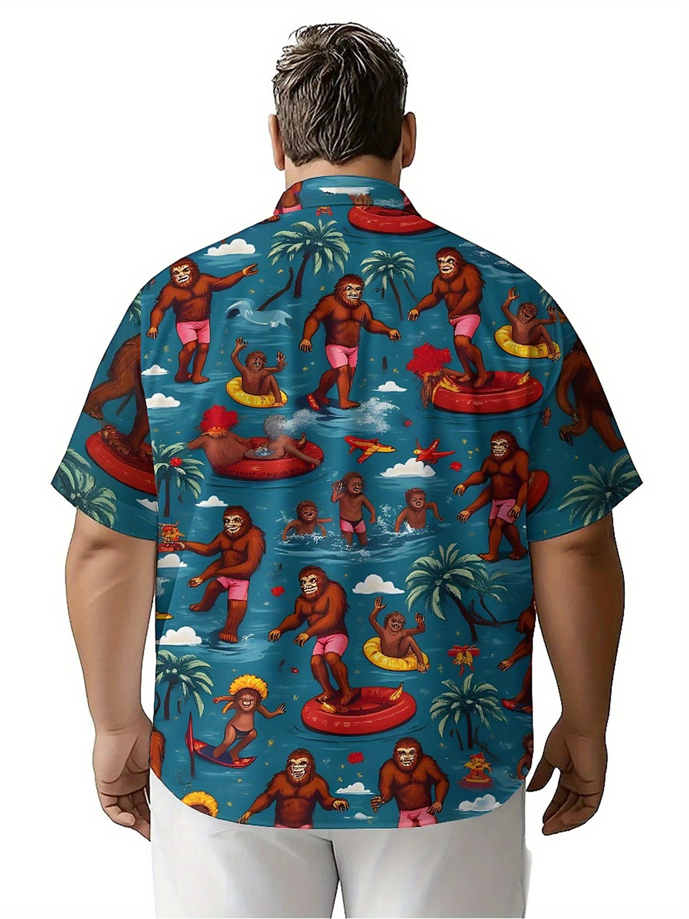 Men's Plus Size Hawaiian Shirt - Beach Shirt Hawaiian recension och pris