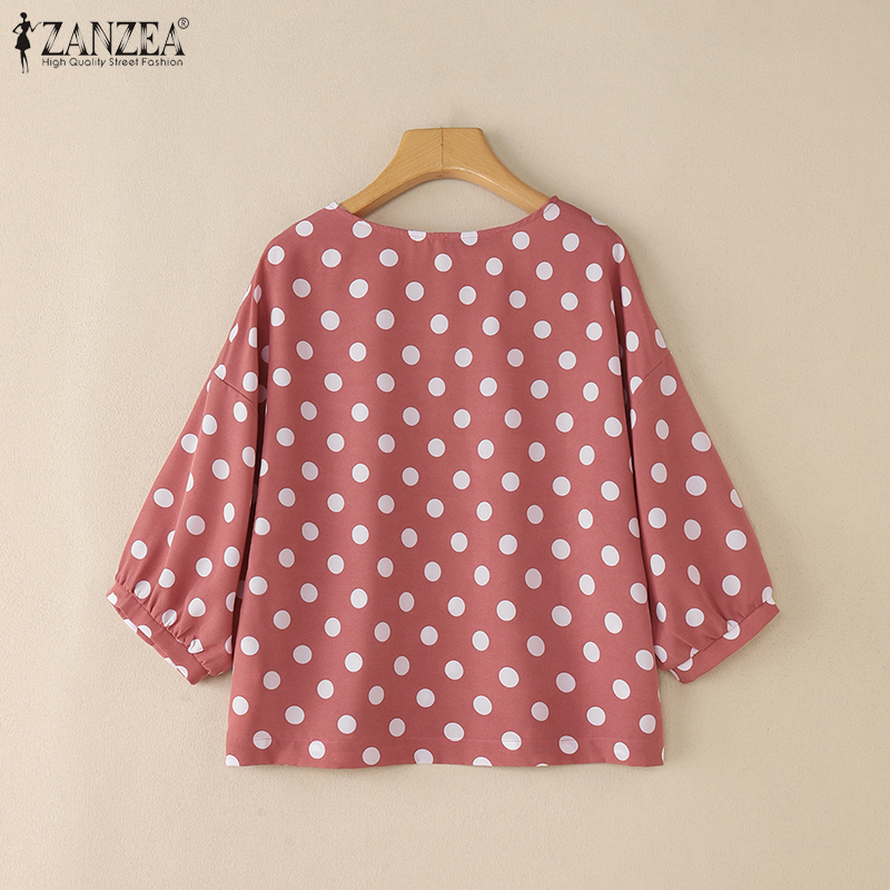 ZANZEA Woman Casual Polka Dot  - Summer Days Clothing recension och pris