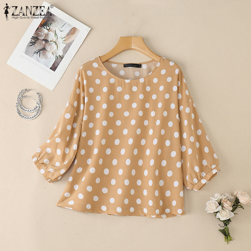 ZANZEA Woman Casual Polka Dot  - Summer Days Clothing recension och pris