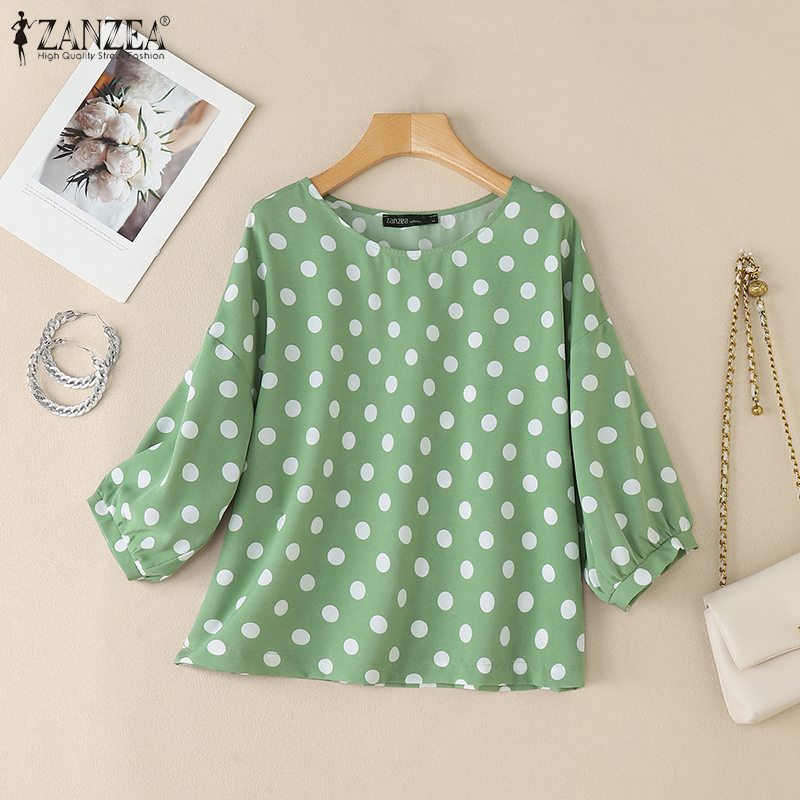 ZANZEA Woman Casual Polka Dot  - Summer Days Clothing recension och pris