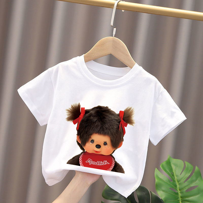 Monchhichi Kids T-shirts Anime - Summer Clothing For Babies recension och pris