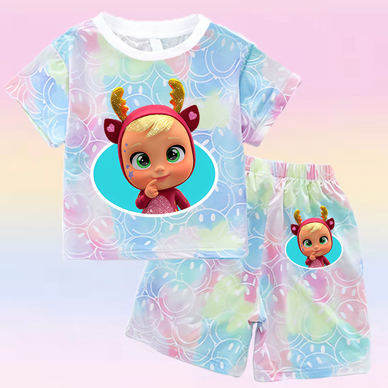 Crying Babies T-shirt Set Chil - Summer Clothing For Babies recension och pris