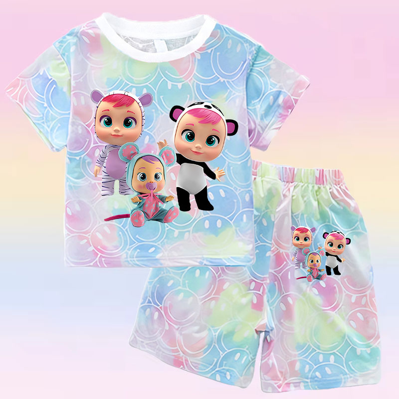 Crying Babies T-shirt Set Chil - Summer Clothing For Babies recension och pris