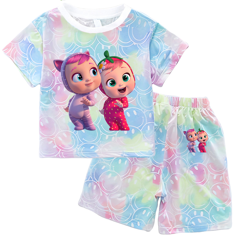 Crying Babies T-shirt Set Chil - Summer Clothing For Babies recension och pris