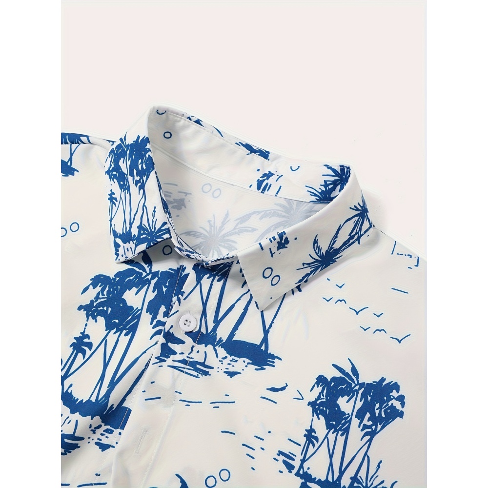 Summer Man Set Coconut Tree Fr - Beach Shirt Hawaiian recension och pris