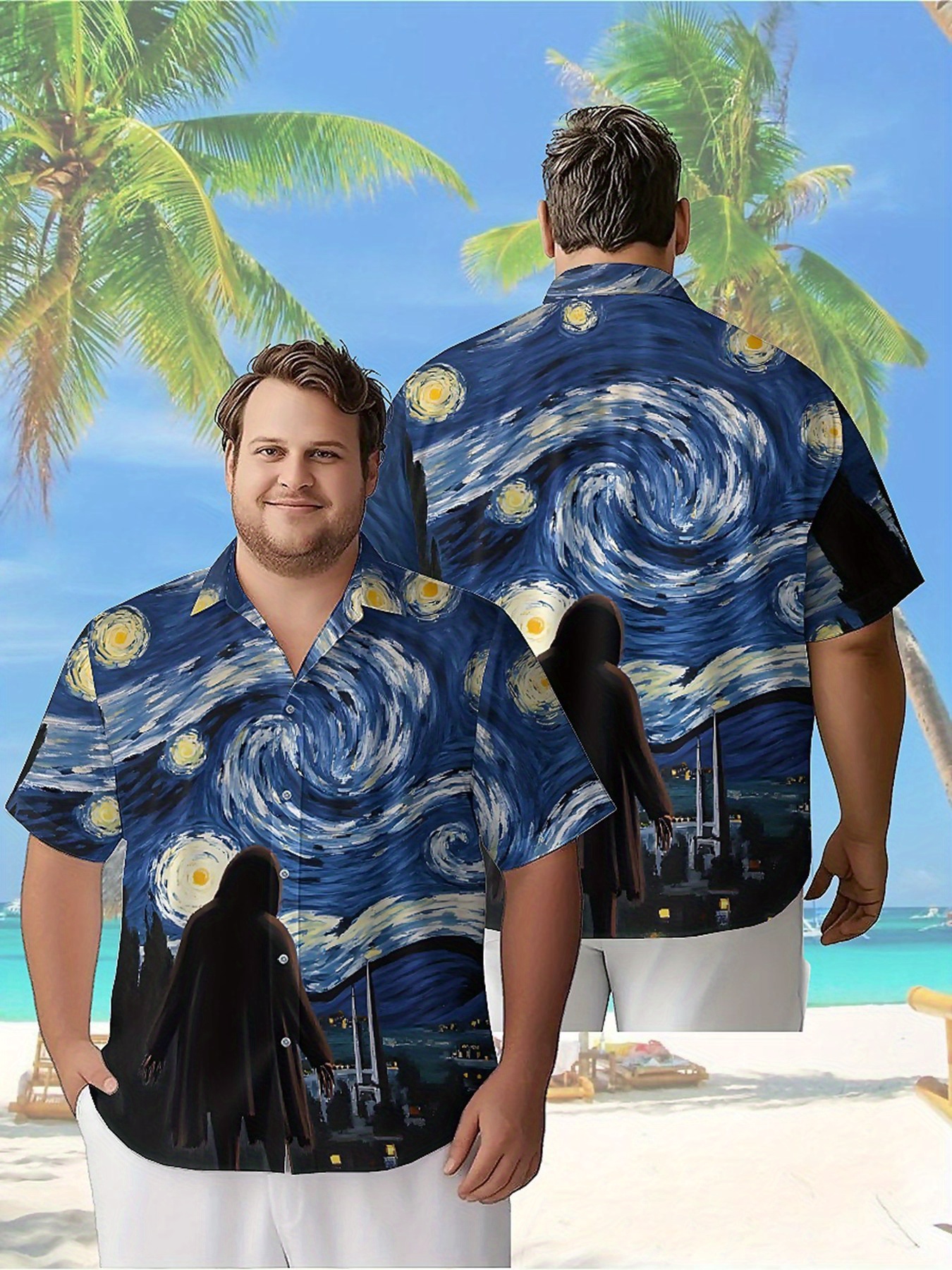 Men's Plus Size Hawaiian Shirt - Beach Shirt Hawaiian recension och pris