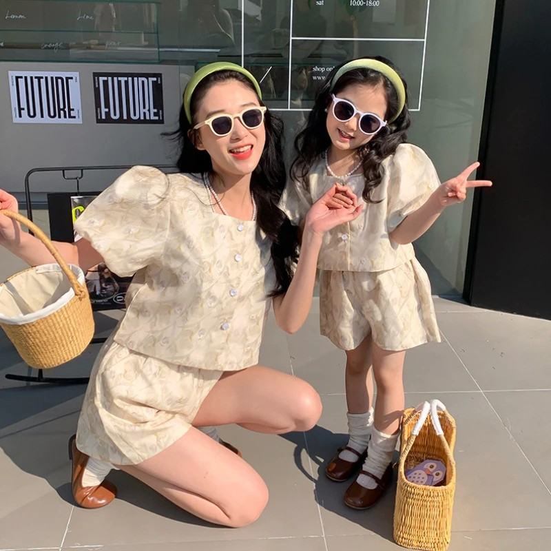 Mom and Daughter Equal Sets Cl - Summer Clothing For Babies recension och pris
