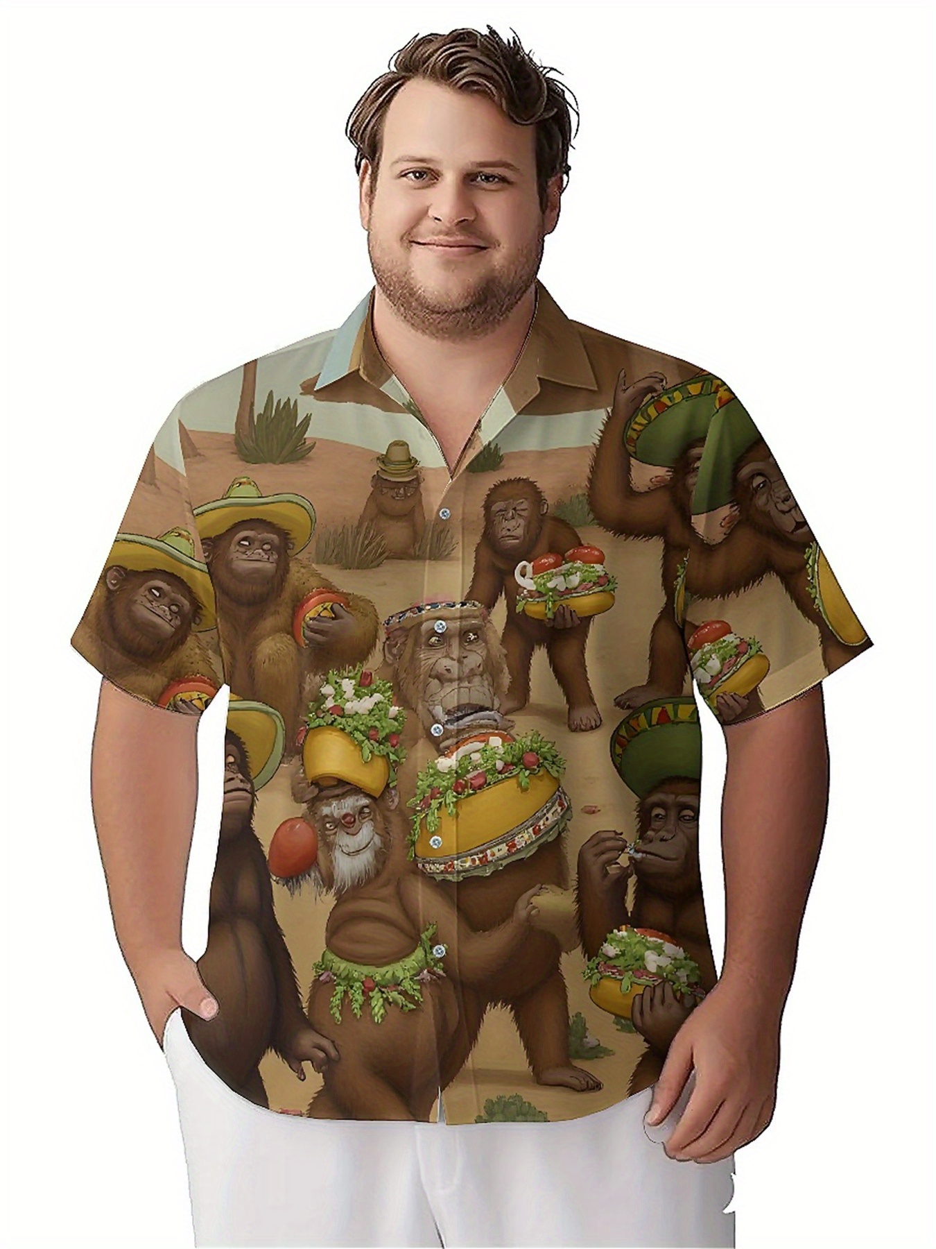 Men's Plus Size Hawaiian Shirt - Beach Shirt Hawaiian recension och pris