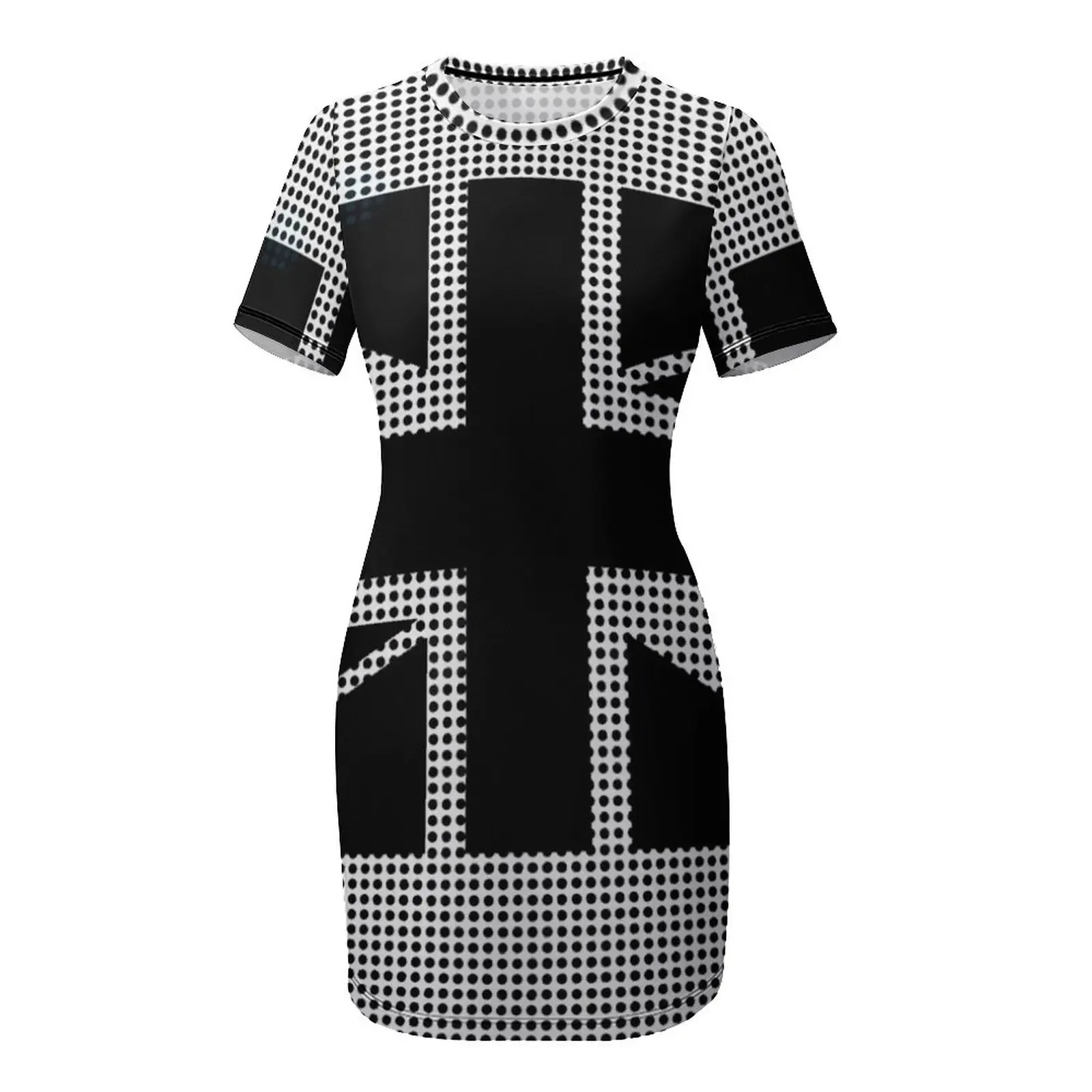 UK Flag Black and White Short- - Womens Summer Clothing Uk recension och pris