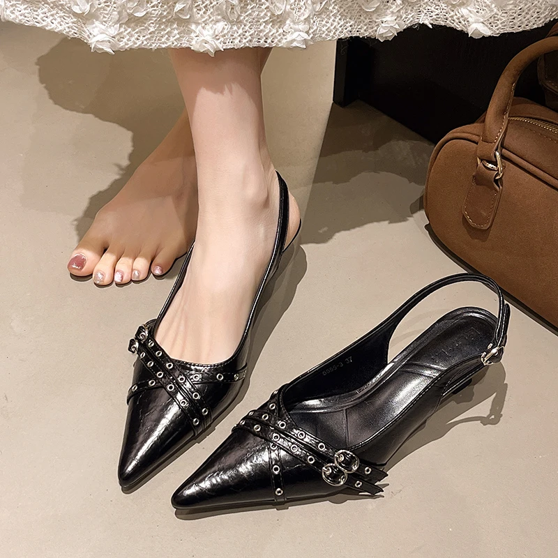 2025 New Women Pointed Toe San - Summer Clothing Modest recension och pris