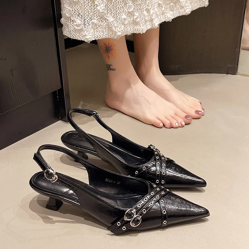 2025 New Women Pointed Toe San - Summer Clothing Modest recension och pris