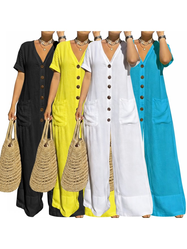 Plus Size Women Clothes Jumpsu - Summer Clothing Capsule recension och pris