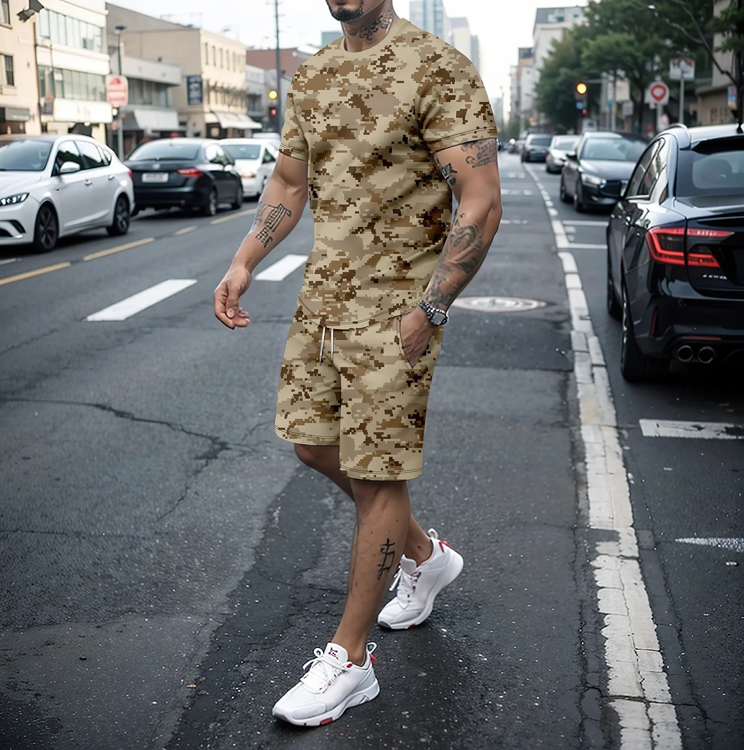 Camouflage Outdoor Tracksuits  - Summer Clothing Modest recension och pris