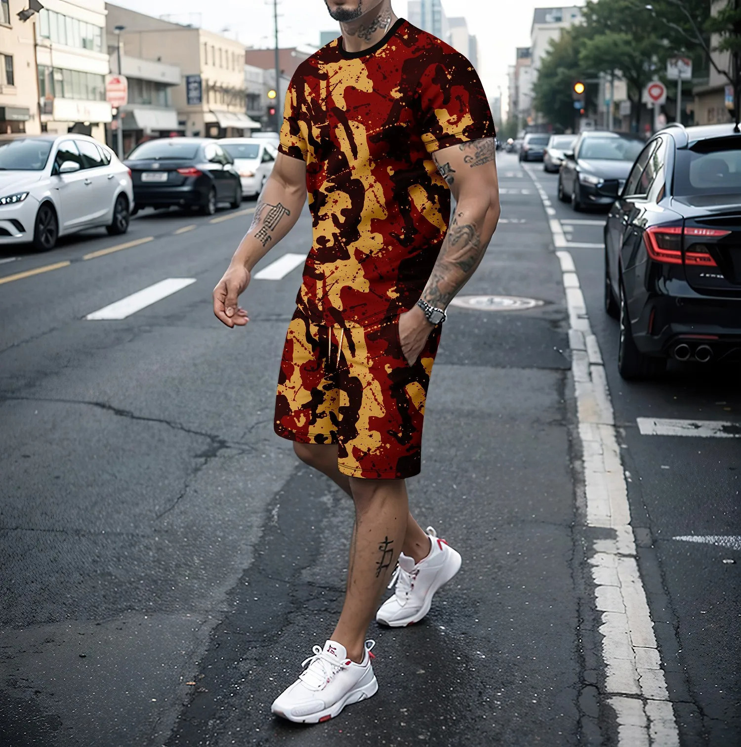 Camouflage Outdoor Tracksuits  - Summer Clothing Modest recension och pris