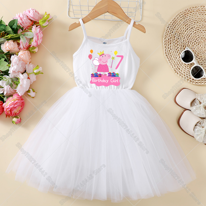 Peppa Pigs Dress Birthday Numb - Summer Clothing For Babies recension och pris