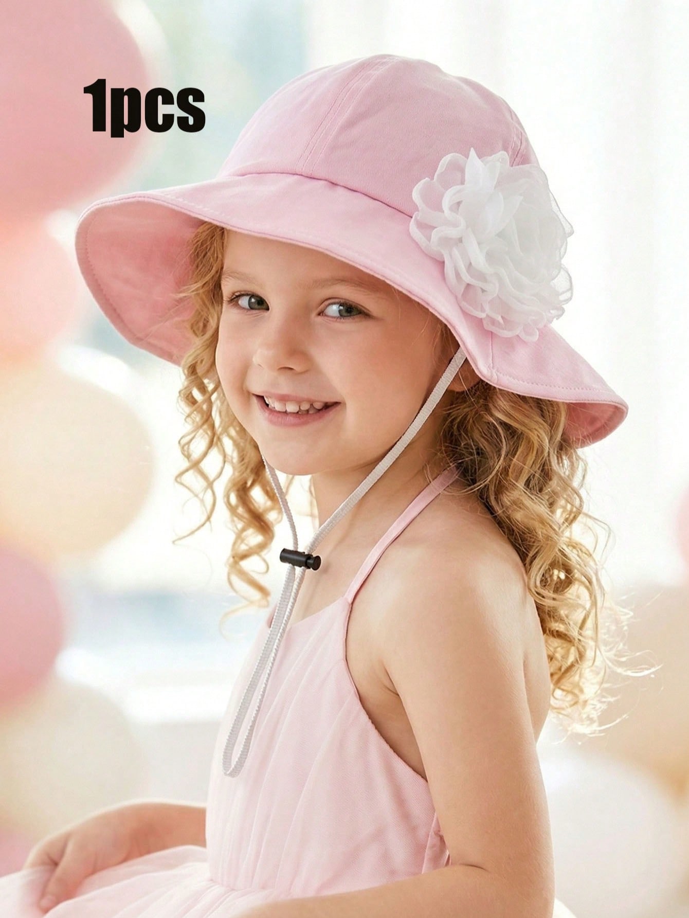 1Pc 3-8Y Girls White Big Flowe - Summer Clothing Capsule recension och pris
