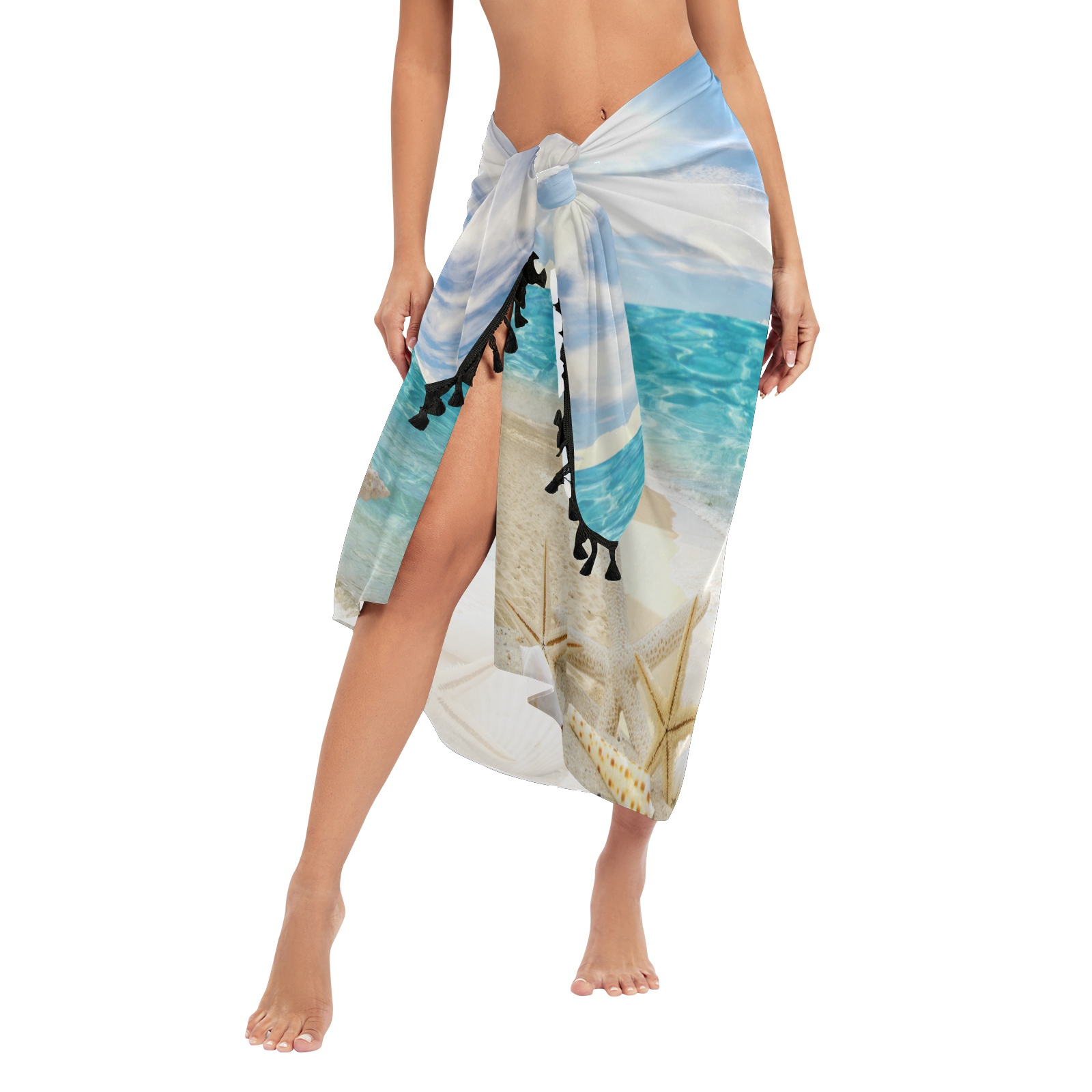 Sexy Women Chiffon Swimwear Pa - Sarong Pareo Wrap recension och pris