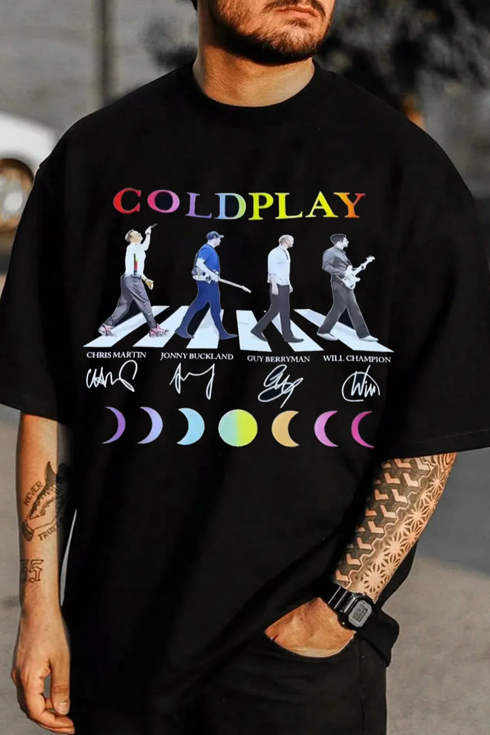 Uk Band Cold-plays TShirt Mens - Womens Summer Clothing Uk recension och pris
