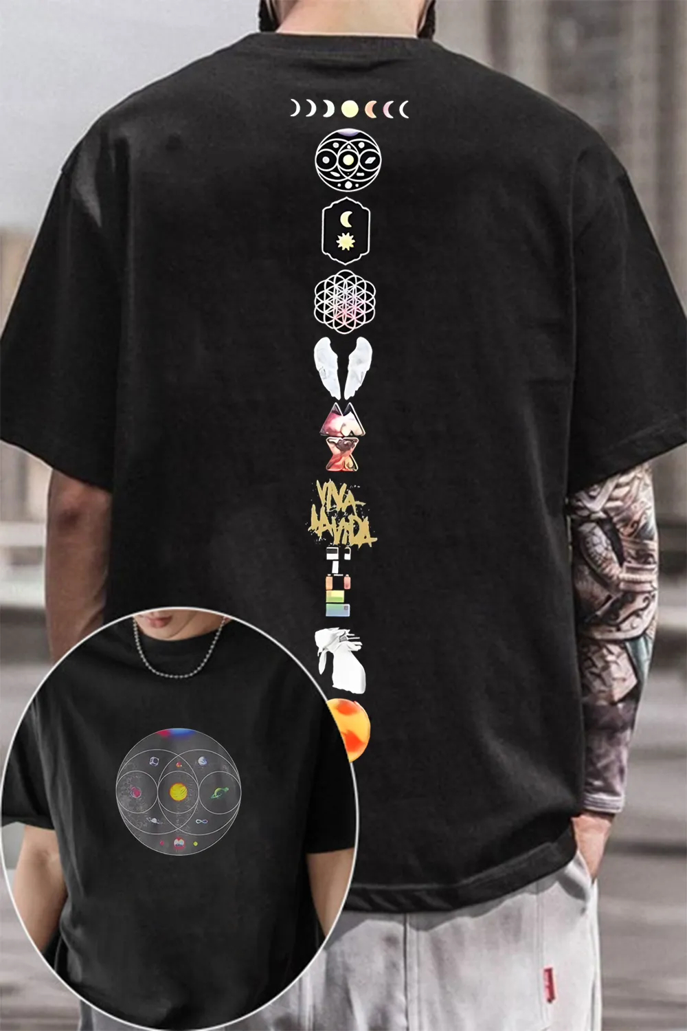 Uk Band Cold-plays TShirt Mens - Womens Summer Clothing Uk recension och pris