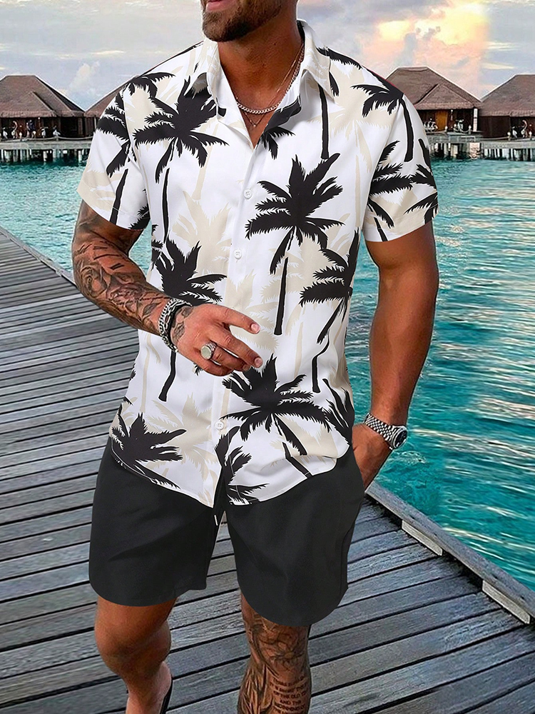 Men's Hawaiian Short-sleeved S - Beach Shirt Hawaiian recension och pris