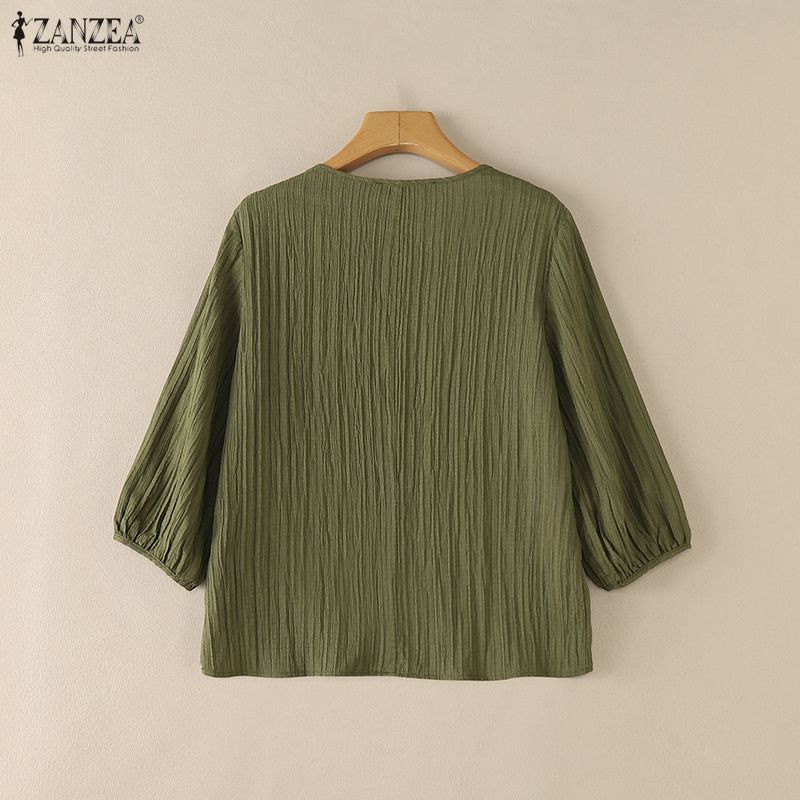 ZANZEA Woman Crinkled Texture  - Summer Days Clothing recension och pris