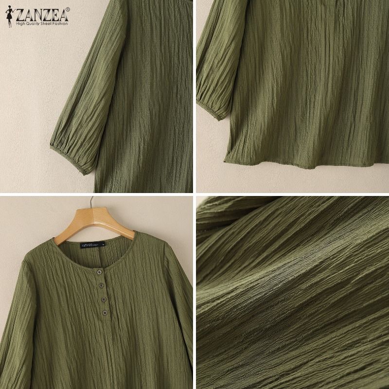 ZANZEA Woman Crinkled Texture  - Summer Days Clothing recension och pris