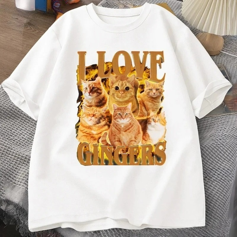 I Love Ginger T-shirt Funny Or - Summer Loving Clothing recension och pris